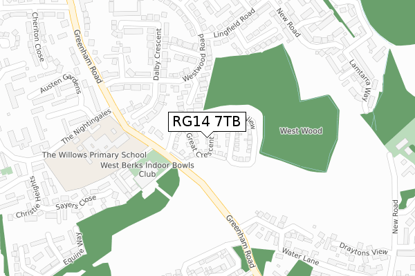 RG14 7TB map - large scale - OS Open Zoomstack (Ordnance Survey) RG14 7TB map - large scale - OS Open Zoomstack (Ordnance Survey)