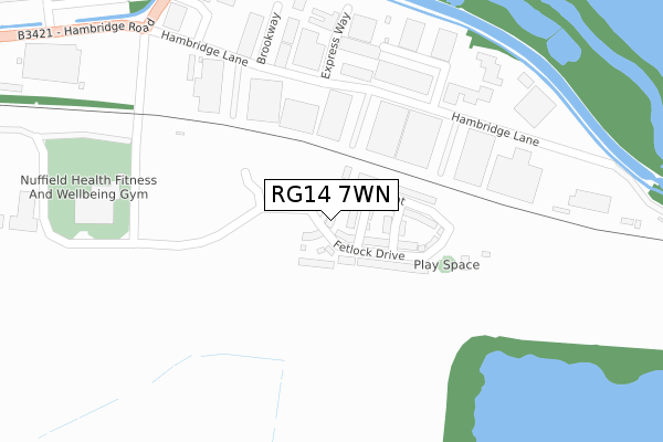 RG14 7WN map - large scale - OS Open Zoomstack (Ordnance Survey) RG14 7WN map - large scale - OS Open Zoomstack (Ordnance Survey)