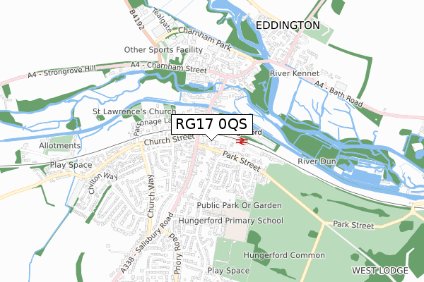 RG17 0QS map - small scale - OS Open Zoomstack (Ordnance Survey) RG17 0QS map - small scale - OS Open Zoomstack (Ordnance Survey)