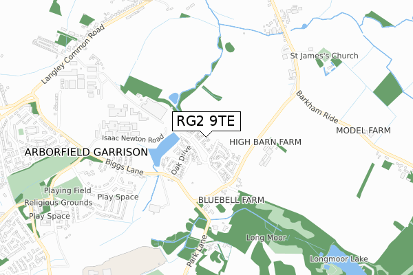 RG2 9TE map - small scale - OS Open Zoomstack (Ordnance Survey) RG2 9TE map - small scale - OS Open Zoomstack (Ordnance Survey)