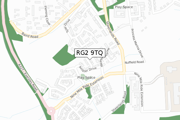 RG2 9TQ map - large scale - OS Open Zoomstack (Ordnance Survey) RG2 9TQ map - large scale - OS Open Zoomstack (Ordnance Survey)