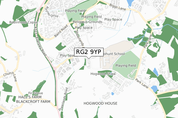 RG2 9YP map - small scale - OS Open Zoomstack (Ordnance Survey) RG2 9YP map - small scale - OS Open Zoomstack (Ordnance Survey)