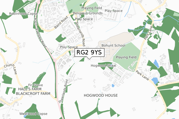 RG2 9YS map - small scale - OS Open Zoomstack (Ordnance Survey) RG2 9YS map - small scale - OS Open Zoomstack (Ordnance Survey)