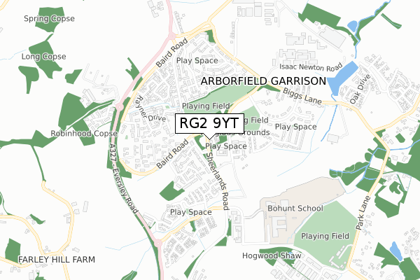 RG2 9YT map - small scale - OS Open Zoomstack (Ordnance Survey) RG2 9YT map - small scale - OS Open Zoomstack (Ordnance Survey)