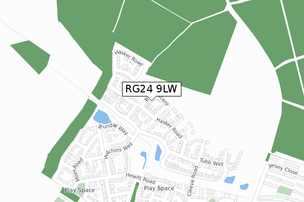 RG24 9LW map - large scale - OS Open Zoomstack (Ordnance Survey) RG24 9LW map - large scale - OS Open Zoomstack (Ordnance Survey)