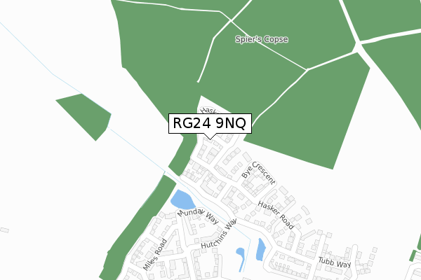 RG24 9NQ map - large scale - OS Open Zoomstack (Ordnance Survey) RG24 9NQ map - large scale - OS Open Zoomstack (Ordnance Survey)