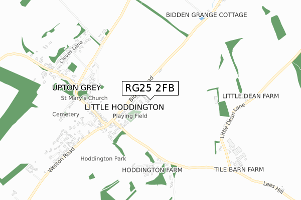 RG25 2FB map - small scale - OS Open Zoomstack (Ordnance Survey) RG25 2FB map - small scale - OS Open Zoomstack (Ordnance Survey)