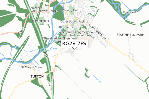 RG28 7FS map - small scale - OS Open Zoomstack (Ordnance Survey) RG28 7FS map - small scale - OS Open Zoomstack (Ordnance Survey)