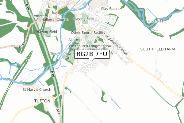 RG28 7FU map - small scale - OS Open Zoomstack (Ordnance Survey) RG28 7FU map - small scale - OS Open Zoomstack (Ordnance Survey)