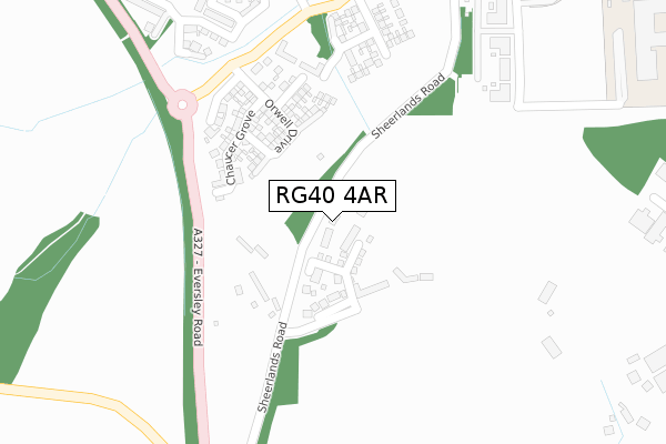 RG40 4AR map - large scale - OS Open Zoomstack (Ordnance Survey) RG40 4AR map - large scale - OS Open Zoomstack (Ordnance Survey)