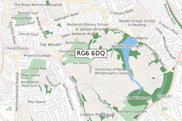 RG6 6DQ map - small scale - OS Open Zoomstack (Ordnance Survey) RG6 6DQ map - small scale - OS Open Zoomstack (Ordnance Survey)