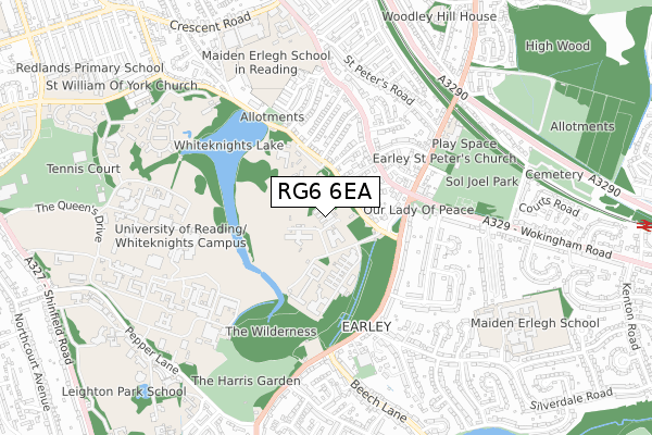 RG6 6EA map - small scale - OS Open Zoomstack (Ordnance Survey) RG6 6EA map - small scale - OS Open Zoomstack (Ordnance Survey)