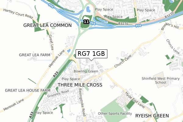 RG7 1GB map - small scale - OS Open Zoomstack (Ordnance Survey) RG7 1GB map - small scale - OS Open Zoomstack (Ordnance Survey)