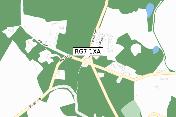 RG7 1XA map - large scale - OS Open Zoomstack (Ordnance Survey) RG7 1XA map - large scale - OS Open Zoomstack (Ordnance Survey)