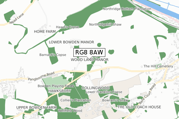 RG8 8AW map - small scale - OS Open Zoomstack (Ordnance Survey) RG8 8AW map - small scale - OS Open Zoomstack (Ordnance Survey)