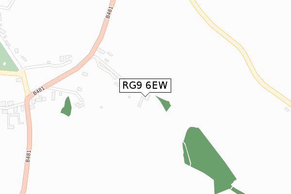 RG9 6EW map - large scale - OS Open Zoomstack (Ordnance Survey)