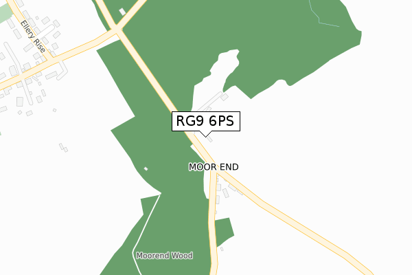 RG9 6PS map - large scale - OS Open Zoomstack (Ordnance Survey)