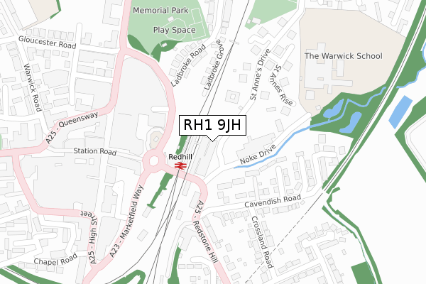 RH1 9JH map - large scale - OS Open Zoomstack (Ordnance Survey) RH1 9JH map - large scale - OS Open Zoomstack (Ordnance Survey)
