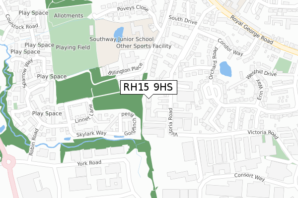 RH15 9HS map - large scale - OS Open Zoomstack (Ordnance Survey)