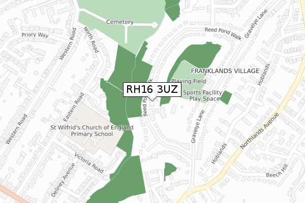 RH16 3UZ map - large scale - OS Open Zoomstack (Ordnance Survey) RH16 3UZ map - large scale - OS Open Zoomstack (Ordnance Survey)
