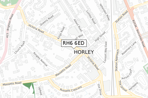 RH6 6ED map - large scale - OS Open Zoomstack (Ordnance Survey) RH6 6ED map - large scale - OS Open Zoomstack (Ordnance Survey)