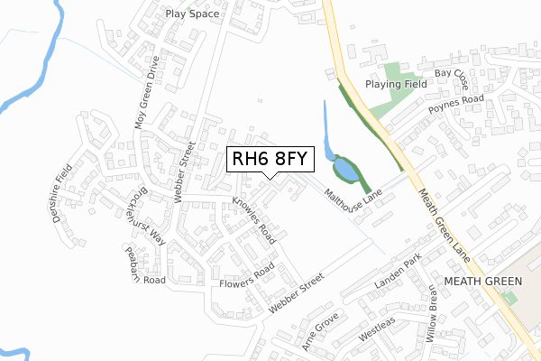 RH6 8FY map - large scale - OS Open Zoomstack (Ordnance Survey) RH6 8FY map - large scale - OS Open Zoomstack (Ordnance Survey)