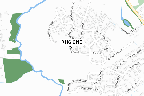 RH6 8NE map - large scale - OS Open Zoomstack (Ordnance Survey) RH6 8NE map - large scale - OS Open Zoomstack (Ordnance Survey)