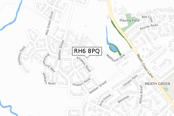 RH6 8PQ map - large scale - OS Open Zoomstack (Ordnance Survey) RH6 8PQ map - large scale - OS Open Zoomstack (Ordnance Survey)
