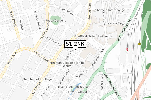 S1 2NR map - large scale - OS Open Zoomstack (Ordnance Survey) S1 2NR map - large scale - OS Open Zoomstack (Ordnance Survey)