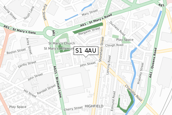 S1 4AU map - large scale - OS Open Zoomstack (Ordnance Survey) S1 4AU map - large scale - OS Open Zoomstack (Ordnance Survey)