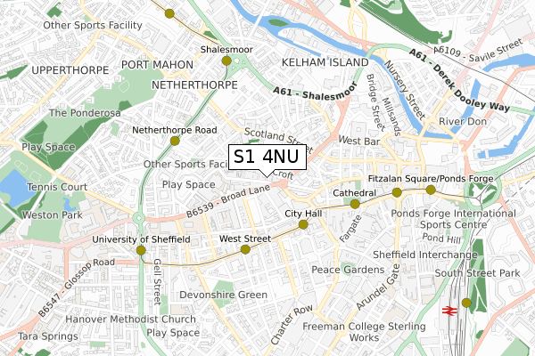 S1 4NU map - small scale - OS Open Zoomstack (Ordnance Survey) S1 4NU map - small scale - OS Open Zoomstack (Ordnance Survey)