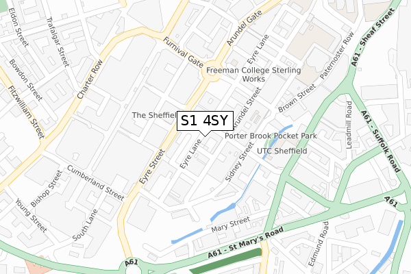 S1 4SY map - large scale - OS Open Zoomstack (Ordnance Survey) S1 4SY map - large scale - OS Open Zoomstack (Ordnance Survey)