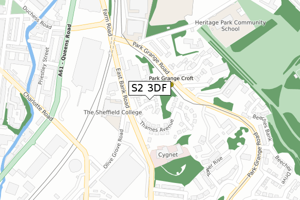 S2 3DF map - large scale - OS Open Zoomstack (Ordnance Survey)