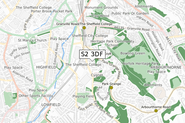 S2 3DF map - small scale - OS Open Zoomstack (Ordnance Survey)