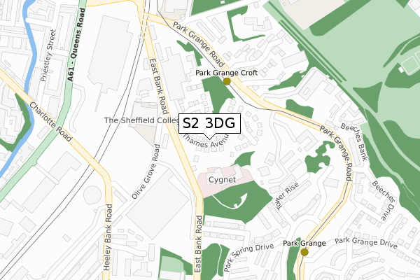 S2 3DG map - large scale - OS Open Zoomstack (Ordnance Survey)