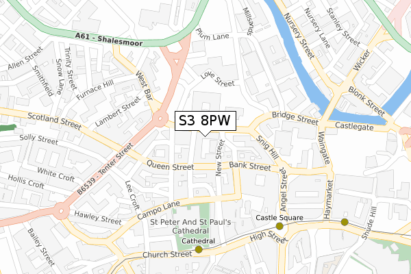 S3 8PW map - large scale - OS Open Zoomstack (Ordnance Survey) S3 8PW map - large scale - OS Open Zoomstack (Ordnance Survey)