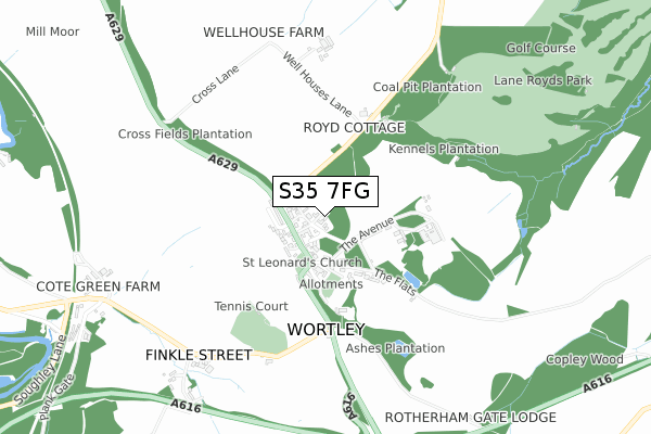S35 7FG map - small scale - OS Open Zoomstack (Ordnance Survey) S35 7FG map - small scale - OS Open Zoomstack (Ordnance Survey)