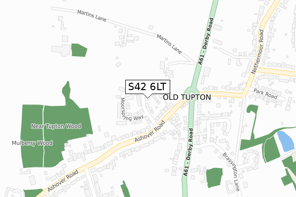 S42 6LT map - large scale - OS Open Zoomstack (Ordnance Survey) S42 6LT map - large scale - OS Open Zoomstack (Ordnance Survey)