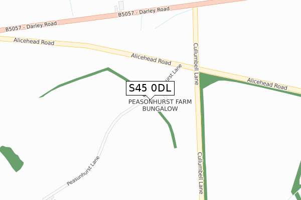 S45 0DL map - large scale - OS Open Zoomstack (Ordnance Survey) S45 0DL map - large scale - OS Open Zoomstack (Ordnance Survey)