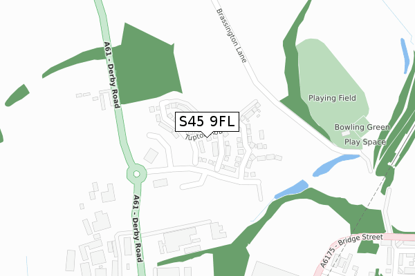 S45 9FL map - large scale - OS Open Zoomstack (Ordnance Survey) S45 9FL map - large scale - OS Open Zoomstack (Ordnance Survey)
