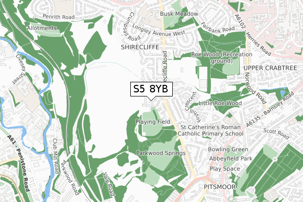 S5 8YB map - small scale - OS Open Zoomstack (Ordnance Survey) S5 8YB map - small scale - OS Open Zoomstack (Ordnance Survey)