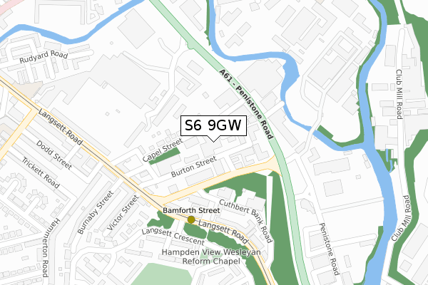 S6 9GW map - large scale - OS Open Zoomstack (Ordnance Survey) S6 9GW map - large scale - OS Open Zoomstack (Ordnance Survey)
