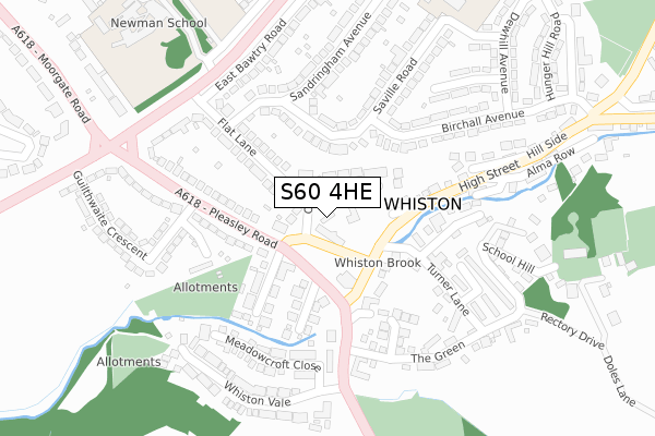 S60 4HE map - large scale - OS Open Zoomstack (Ordnance Survey) S60 4HE map - large scale - OS Open Zoomstack (Ordnance Survey)