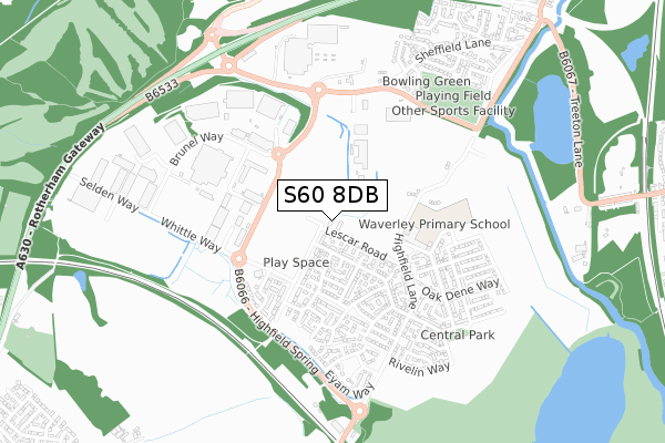 S60 8DB map - small scale - OS Open Zoomstack (Ordnance Survey) S60 8DB map - small scale - OS Open Zoomstack (Ordnance Survey)
