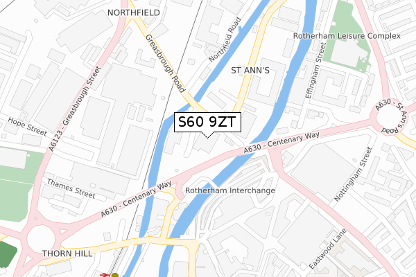 S60 9ZT map - large scale - OS Open Zoomstack (Ordnance Survey) S60 9ZT map - large scale - OS Open Zoomstack (Ordnance Survey)