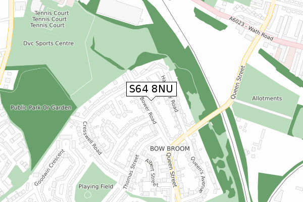 S64 8NU map - large scale - OS Open Zoomstack (Ordnance Survey) S64 8NU map - large scale - OS Open Zoomstack (Ordnance Survey)