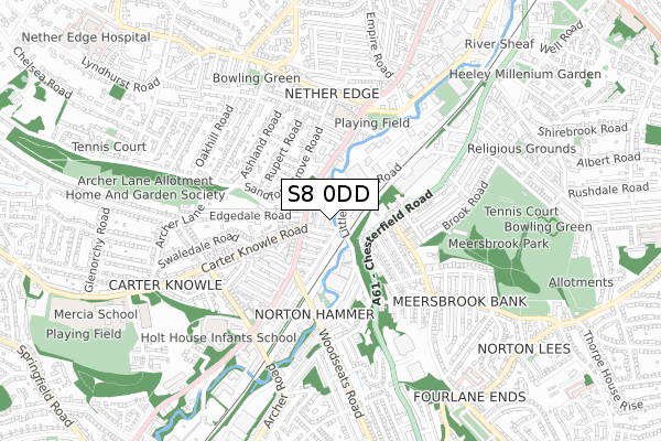 S8 0DD map - small scale - OS Open Zoomstack (Ordnance Survey) S8 0DD map - small scale - OS Open Zoomstack (Ordnance Survey)