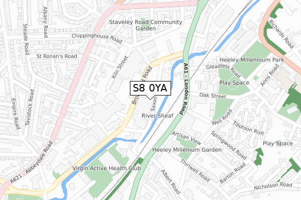 S8 0YA map - large scale - OS Open Zoomstack (Ordnance Survey) S8 0YA map - large scale - OS Open Zoomstack (Ordnance Survey)