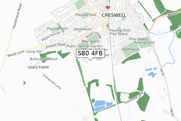 S80 4FB map - small scale - OS Open Zoomstack (Ordnance Survey) S80 4FB map - small scale - OS Open Zoomstack (Ordnance Survey)