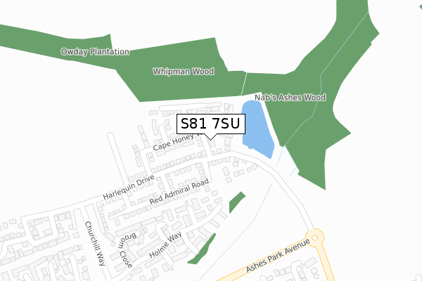 S81 7SU map - large scale - OS Open Zoomstack (Ordnance Survey) S81 7SU map - large scale - OS Open Zoomstack (Ordnance Survey)